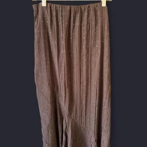 sparkly black whimsigoth maxi skirt